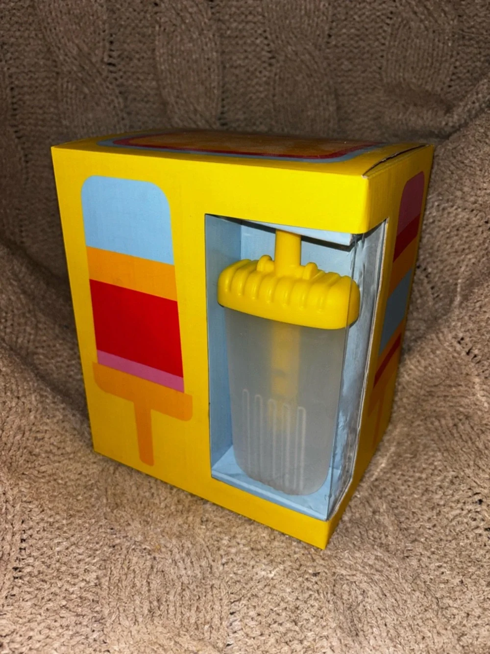 Crate & Barrel Ice Pop Molds • 6 Popsicle Molds with Tray NEW IN BOX